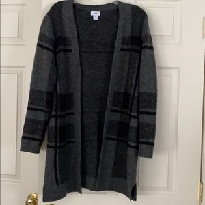 Old Navy gray and black cardigan size M